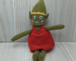 Ikea Lillepytt mini elf green w/ red outfit small plush doll toy - $11.87