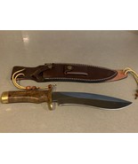 Custom Made Combat Knife Recurve Fixed Blade Sasquatch &amp; Sheath - £101.15 GBP