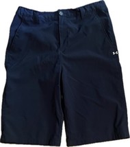 Under Armour Boys Blue Shorts YXL Loose adjustable waist - $14.00