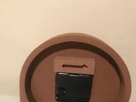 Farmhouse small mantle clock in ristic wood image 3