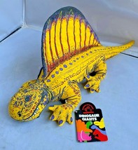 Vtg Applause Plush dinosaur Fin lizard 1990&#39;s Determined Dimetrodon NEW 17” - £30.34 GBP