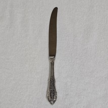 VTG Wallace Rose Point Sterling Silver Handle Dinner Knife 9 1/8&quot; No Mon... - $74.60 CAD