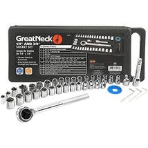 40PC SOCKET SET WITH HANDLE - $26.02