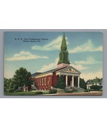 First Presbyterian Church Winter Haven, Florida Postcard Linen PC Vintage - £4.65 GBP