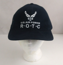 U.S. Air Force ROTC Adjustable Unisex Mesh Back Baseball Cap Made In USA - $14.54