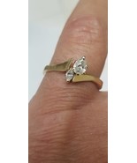 Estate 14K Yellow Gold .50ct Diamond Engagement Ring - £1,326.12 GBP