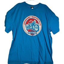 Harley Davidson Legendary Cycles Let&#39;s Ride Scottsdale AZ Blue T-shirt M... - $428.21 MXN