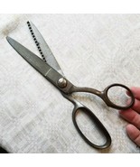 Wiss Scissors Sewing Pinking Shears USA Crafts 9 1/4&quot; Vintage Crafts - $11.64