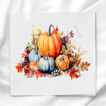 Fall Centerpiece Quilt Block Image Printed on Fabric Square FCP74961 - $5.00+