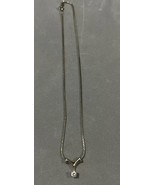 VINTAGE MARVEL GOLD FILLED NECKLACE -1/20 12K GF CZ 15” - $20.69 CAD