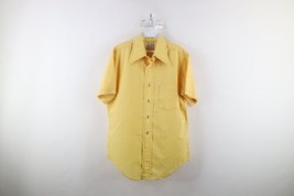 Vtg 60s 70s Streetwear Mens M Distressed Short Sleeve Collared Button Shirt USA - $44.50