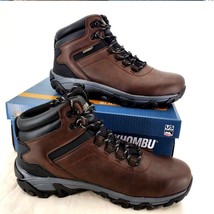 KHOMBU Boots Men&#39;s 8 Leather Winter Snow Outdoor Weatherproof Work shoes - £44.04 GBP