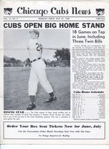 Chicago Cubs News 5/27/1950- MLB Newsletter-player &amp; team pix-stats-history-VG - £23.54 GBP