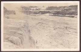 Ontario Power Plant 1938 Ice Jam Disaster RPPC Horseshoe Falls, Niagara - £19.71 GBP