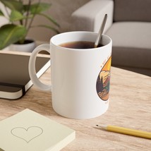 Blank White Ceramic Mug 11oz, Vibrant Custom Design, Perfect for Kids or... - £14.51 GBP