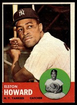 1963 Topps #60 Elston Howard VGEX-B107R12 - £39.56 GBP