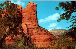 Coffee Pot Rock Oak Creek Canyon Arizona Postcard Posted 1963 - £4.12 GBP