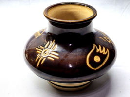 Saguaro Southwest Pottery NATIVE AMERICAN STONEWARE Bowl Dish Vase - USA... - $658.29 MXN