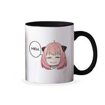 Spy x Family Anime Anya Forger Heh Face Bubble Ceramic Coffee Mug 11 oz - £17.37 GBP