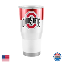 Logo Brands NCAA Ohio State Buckeyes 30oz Stainless Steel Tumbler Gameday - $45.89