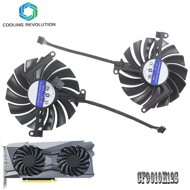 House Home Graphics card fan CF9010H12S DC12V 0.35A 4Pin for INNO3D RTX 3050 RTX - £46.36 GBP
