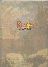 Reno&#39;s Cafe Menu Sheraton Casino &amp; Hotel Tunica Mississippi - $27.72