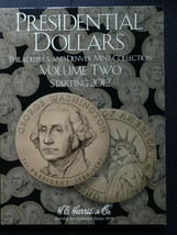 He Harris Presidential Dollar P&amp;D Coin Folder #2 2012-2017 Album Book 2278 - £7.63 GBP