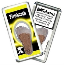 Pittsburgh FootWhere® Souvenir Fridge Magnet. Made in USA - £6.24 GBP