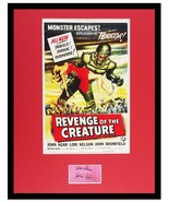 John Agar Signed Framed 11x14 Revenge of the Creature Poster Display - $128.69