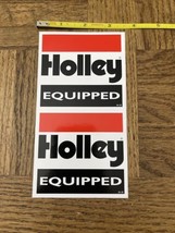 Holley Equipped Auto Decal Sticker - $8.79