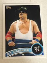 SGT Slaughter WWE Topps 2011 Wrestling Trading Card #103 - £2.03 GBP