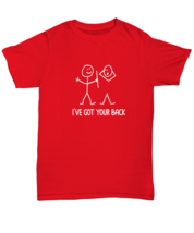 Funny TShirt I&#39;ve Got Your Back, Humorous Red-U-Tee  - £16.68 GBP