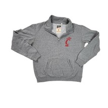 Cincinnati 1/4 Zip  Sweatshirt Triblend Sweats Womens sz M Gray Pullover... - £11.94 GBP