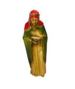 Vtg KING Christmas Nativity Scene Figure ART PLASTICS Hong Kong 60&#39;s - $14.10 CAD