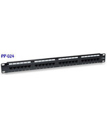 24 Port CAT5e Ethernet Network RackMount Patch Panel - Intellinet 513555 - £52.48 GBP