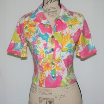 Unbranded Women&#39;s Floral Cropped Jacket size S - £5.74 GBP