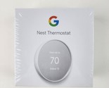 Google Nest G4CVZ Programmable Wi-Fi Smart Thermostat Snow Color NEW - $79.19