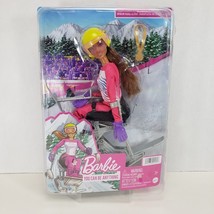 Barbie Winter Sports Para Alpine Skier 12&quot; Brunette Doll Mattel ( New in Box ) - £13.82 GBP