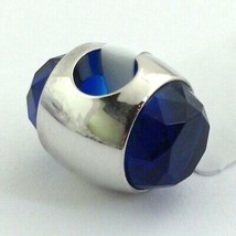 Lauren G Adams Rhodium  Libra Birthstone Blue Cz  Bead Charm, Fits All - £16.75 GBP
