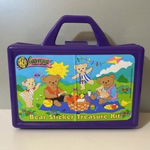 Vintage Sandylion Bear Family Picnic Sticker Treasure Kit Case Only - $29.99