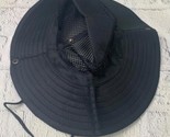 Mens Mesh Boonie Bush Hat Wide Brim Sun Protection Bucket Cap Foldable B... - £18.62 GBP