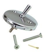 DANCO Bath Tub Overflow Plate with Trip Lever, Chrome, 1-Pack (80991) - $19.38