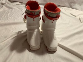Childrens Vtg. size 260 boots SX11 mini Salomon white and red - $24.00
