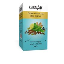 Girnar Detox Green Tea, 36 Tea Bags, 90gm, Desi Kahwa For Immunity Boosting - $19.25