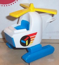 Vintage 80&#39;s Fisher Price Little People Helicopter FPLP - £17.81 GBP