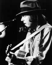 Neil Young 8x10 Photo playing guitar in concert - $7.99