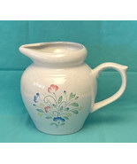 Vintage Hearthside China Floral Expressions pitcher ceramic stoneware fl... - $9.00