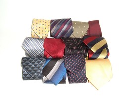 Lot of 12 Vtg to Modern Neck Ties Garati Nordstrom Fazio Palatina Venezi... - £13.15 GBP