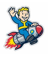 Boy Riding a Bomb Fallout  Precision Cut Decal - $2.96+