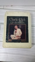 Charlie Rich 8track Greatest Hits 8-Track Cartridge Tape  - £2.36 GBP